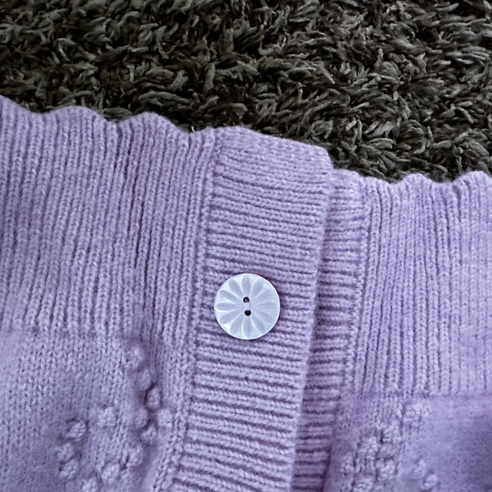 Needle & Thread Lilac Textured Cardigan - Picture 8 of 8